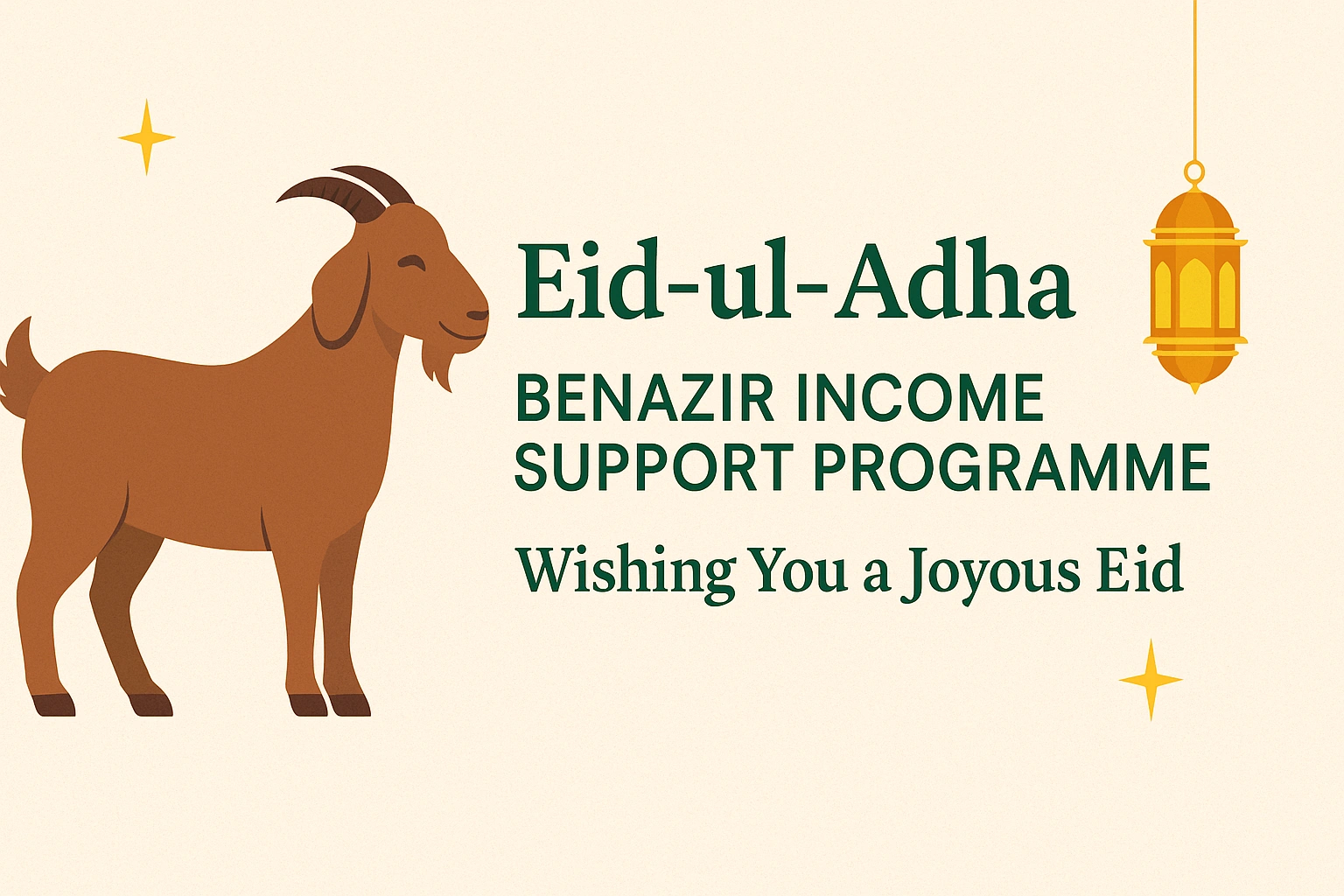 Govt Highlights BISP Support for Eid-ul-Adha 2025