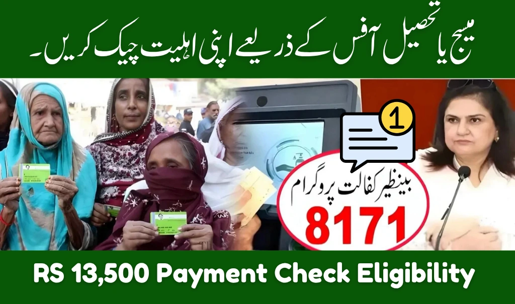 BISP 8171 July 2025 Payment – Check Eligibility by SMS & Tehsil Office